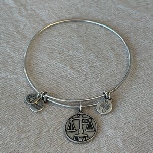 Alex and Ani Silver Libra Zodiac Bracelet